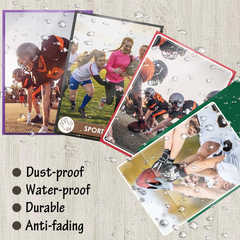 Kitoyz 500Pcs Trading Card Sleeves, Matte Top Loading Sleeves for Standard Cards 2.5Inch X 3.5Inch, Card Protector Sleeves for Baseball Card,Sports Cards,Game Card (5 Colors) - Image 4